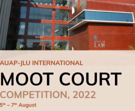 AUAP-JLU International MOOT Court Competition,  2022